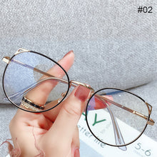 Load image into Gallery viewer, Cute Anti Blue Light Glasses Metal Glasses Frame Flat Glasses Fashion Comfortable Transparent Glasses For Women
