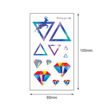 Load image into Gallery viewer, Temporary Colorful Small Fresh Tattoo Stickers Fashion Waterproof Long-lasting Tattoo Stickers Arm Leg Chest Body Art Tattoo
