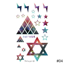 Load image into Gallery viewer, Temporary Colorful Small Fresh Tattoo Stickers Fashion Waterproof Long-lasting Tattoo Stickers Arm Leg Chest Body Art Tattoo

