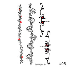 Load image into Gallery viewer, Temporary Colorful Small Fresh Tattoo Stickers Fashion Waterproof Long-lasting Tattoo Stickers Arm Leg Chest Body Art Tattoo
