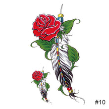 Load image into Gallery viewer, Temporary Colorful Small Fresh Tattoo Stickers Fashion Waterproof Long-lasting Tattoo Stickers Arm Leg Chest Body Art Tattoo
