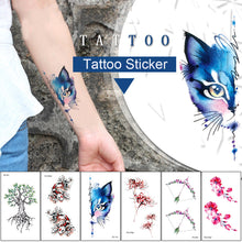 Load image into Gallery viewer, Temporary Colorful Small Fresh Tattoo Stickers Fashion Waterproof Long-lasting Tattoo Stickers Body Art Tattoo For Women Men
