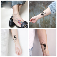 Load image into Gallery viewer, Temporary Colorful Small Fresh Tattoo Stickers Fashion Waterproof Long-lasting Tattoo Stickers Body Art Tattoo For Women Men
