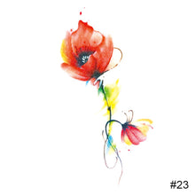 Load image into Gallery viewer, Temporary Colorful Small Fresh Tattoo Stickers Fashion Waterproof Long-lasting Tattoo Stickers Body Art Tattoo For Women Men
