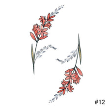 Load image into Gallery viewer, Temporary Colorful Small Fresh Tattoo Stickers Waterproof Long-lasting Tattoo Stickers Fashion Body Art Tattoo Stickers
