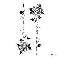 Load image into Gallery viewer, Temporary Colorful Small Fresh Tattoo Stickers Waterproof Long-lasting Tattoo Stickers Fashion Body Art Tattoo Stickers
