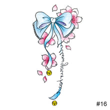 Load image into Gallery viewer, Temporary Colorful Small Fresh Tattoo Stickers Waterproof Long-lasting Tattoo Stickers Fashion Body Art Tattoo Stickers
