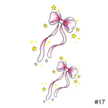 Load image into Gallery viewer, Temporary Colorful Small Fresh Tattoo Stickers Waterproof Long-lasting Tattoo Stickers Fashion Body Art Tattoo Stickers
