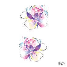 Load image into Gallery viewer, Temporary Colorful Small Fresh Tattoo Stickers Waterproof Long-lasting Tattoo Stickers Fashion Body Art Tattoo Stickers
