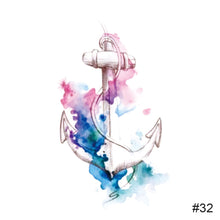 Load image into Gallery viewer, Temporary Colorful Small Fresh Tattoo Stickers Waterproof Long-lasting Tattoo Stickers Fashion Body Art Tattoo Stickers
