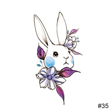 Load image into Gallery viewer, Temporary Colorful Small Fresh Tattoo Stickers Waterproof Long-lasting Tattoo Stickers Fashion Body Art Tattoo Stickers

