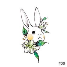 Load image into Gallery viewer, Temporary Colorful Small Fresh Tattoo Stickers Waterproof Long-lasting Tattoo Stickers Fashion Body Art Tattoo Stickers
