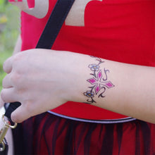 Load image into Gallery viewer, Colorful Small Fresh Tattoo Stickers Waterproof Long-lasting Tattoo Stickers Temporary Body Art Tattoo For Women Men
