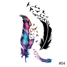 Load image into Gallery viewer, Colorful Small Fresh Tattoo Stickers Waterproof Long-lasting Tattoo Stickers Temporary Body Art Tattoo For Women Men
