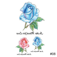 Load image into Gallery viewer, Colorful Small Fresh Tattoo Stickers Waterproof Long-lasting Tattoo Stickers Temporary Body Art Tattoo For Women Men
