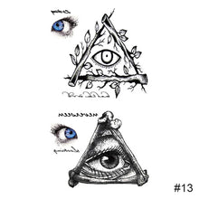 Load image into Gallery viewer, Colorful Small Fresh Tattoo Stickers Waterproof Long-lasting Tattoo Stickers Temporary Body Art Tattoo For Women Men
