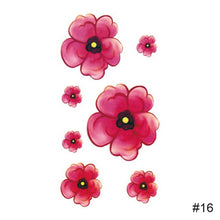 Load image into Gallery viewer, Colorful Small Fresh Tattoo Stickers Waterproof Long-lasting Tattoo Stickers Temporary Body Art Tattoo For Women Men
