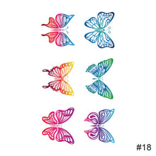 Load image into Gallery viewer, Colorful Small Fresh Tattoo Stickers Waterproof Long-lasting Tattoo Stickers Temporary Body Art Tattoo For Women Men
