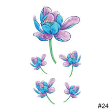 Load image into Gallery viewer, Colorful Small Fresh Tattoo Stickers Waterproof Long-lasting Tattoo Stickers Temporary Body Art Tattoo For Women Men
