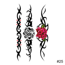 Load image into Gallery viewer, Colorful Small Fresh Tattoo Stickers Waterproof Long-lasting Tattoo Stickers Temporary Body Art Tattoo For Women Men

