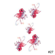 Load image into Gallery viewer, Colorful Small Fresh Tattoo Stickers Waterproof Long-lasting Tattoo Stickers Temporary Body Art Tattoo For Women Men
