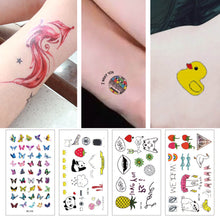 Load image into Gallery viewer, Personalized Fashion Colorful Small Fresh Tattoo Stickers Waterproof Long-lasting Tattoo Stickers Temporary Body Art Tattoo
