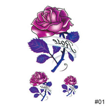 Load image into Gallery viewer, Personalized Fashion Colorful Small Fresh Tattoo Stickers Waterproof Long-lasting Tattoo Stickers Temporary Body Art Tattoo
