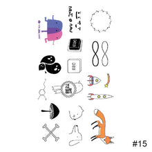 Load image into Gallery viewer, Personalized Fashion Colorful Small Fresh Tattoo Stickers Waterproof Long-lasting Tattoo Stickers Temporary Body Art Tattoo
