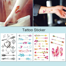 Load image into Gallery viewer, Colorful Small Fresh Tattoo Stickers Waterproof Long-lasting Tattoo Stickers Temporary Arm Leg Chest Body Art Tattoo Stickers
