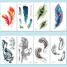 Load image into Gallery viewer, Colorful Small Fresh Tattoo Stickers Waterproof Long-lasting Tattoo Stickers Temporary Arm Leg Chest Body Art Tattoo Stickers
