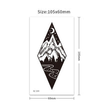Load image into Gallery viewer, Fashion Black Small Fresh Tattoo Stickers Waterproof Long-lasting Tattoo Stickers Temporary Arm Leg Chest Body Art Tattoo
