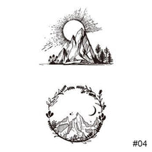 Load image into Gallery viewer, Fashion Black Small Fresh Tattoo Stickers Waterproof Long-lasting Tattoo Stickers Temporary Arm Leg Chest Body Art Tattoo
