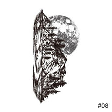 Load image into Gallery viewer, Fashion Black Small Fresh Tattoo Stickers Waterproof Long-lasting Tattoo Stickers Temporary Arm Leg Chest Body Art Tattoo
