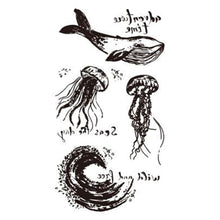 Load image into Gallery viewer, Fashion Simple Black Tattoo Stickers Waterproof Long-lasting Tattoo Stickers Temporary Body Art Tattoo For Women Men
