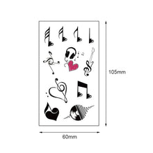 Load image into Gallery viewer, Black Small Fresh Tattoo Stickers Waterproof Long Lasting Temporary Tattoo Stickers Body Art Tattoo Stickers For Women Men
