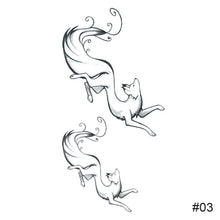 Load image into Gallery viewer, Black Small Fresh Tattoo Stickers Waterproof Long Lasting Temporary Tattoo Stickers Body Art Tattoo Stickers For Women Men
