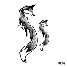 Load image into Gallery viewer, Black Small Fresh Tattoo Stickers Waterproof Long Lasting Temporary Tattoo Stickers Body Art Tattoo Stickers For Women Men
