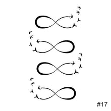 Load image into Gallery viewer, Black Small Fresh Tattoo Stickers Waterproof Long Lasting Temporary Tattoo Stickers Body Art Tattoo Stickers For Women Men
