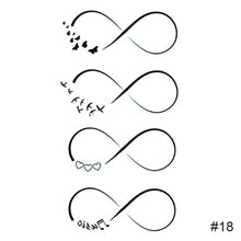 Load image into Gallery viewer, Black Small Fresh Tattoo Stickers Waterproof Long Lasting Temporary Tattoo Stickers Body Art Tattoo Stickers For Women Men
