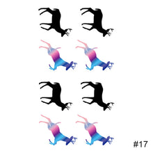 Load image into Gallery viewer, Black Small Fresh Tattoo Stickers Waterproof Long Lasting Temporary Tattoo Stickers Arm Leg Chest Body Art Tattoo Stickers

