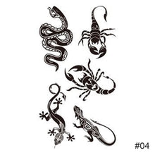 Load image into Gallery viewer, Simple Black Small Fresh Tattoo Stickers Waterproof Long Lasting Tattoo Stickers Arm Leg Chest Body Art Tattoo Stickers
