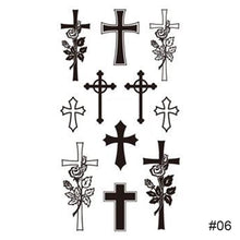 Load image into Gallery viewer, Simple Black Small Fresh Tattoo Stickers Waterproof Long Lasting Tattoo Stickers Arm Leg Chest Body Art Tattoo Stickers
