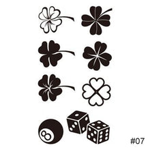Load image into Gallery viewer, Simple Black Small Fresh Tattoo Stickers Waterproof Long Lasting Tattoo Stickers Arm Leg Chest Body Art Tattoo Stickers
