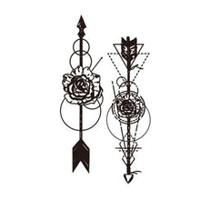 Load image into Gallery viewer, Fashion Black Small Fresh Tattoo Stickers Waterproof Long Lasting Tattoo Stickers Body Art Tattoo Temporary Tattoo Stickers
