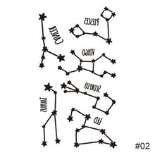 Load image into Gallery viewer, Fashion Black Small Fresh Tattoo Stickers Waterproof Long Lasting Tattoo Stickers Body Art Tattoo Temporary Tattoo Stickers

