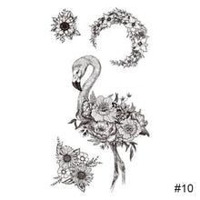 Load image into Gallery viewer, Fashion Black Small Fresh Tattoo Stickers Waterproof Long Lasting Tattoo Stickers Body Art Tattoo Temporary Tattoo Stickers
