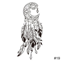 Load image into Gallery viewer, Fashion Black Small Fresh Tattoo Stickers Waterproof Long Lasting Tattoo Stickers Body Art Tattoo Temporary Tattoo Stickers

