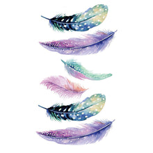 Load image into Gallery viewer, Colorful Small Fresh Tattoo Stickers Waterproof Long Lasting Tattoo Stickers Body Art Paste Painting Tattoo For Women Men
