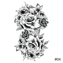 Load image into Gallery viewer, Small Fresh Black Tattoo Stickers Waterproof Long Lasting Tattoo Stickers Arm Leg Chest Body Art Paste Painting Tattoo
