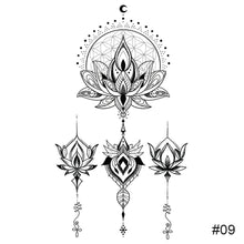 Load image into Gallery viewer, Small Fresh Black Tattoo Stickers Waterproof Long Lasting Tattoo Stickers Arm Leg Chest Body Art Paste Painting Tattoo
